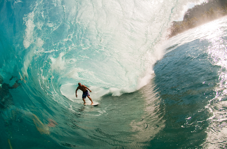 JC rider Shane Dorian @ Back Door Pipeline