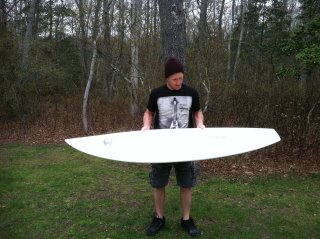 Chuck shaped and glassed a pretty cool board!