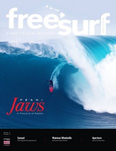 Dorian gets this month's cover of Free Surf Magazine!