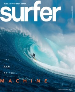 Dorian lands the January 2013 cover of SURFER Magazine!
